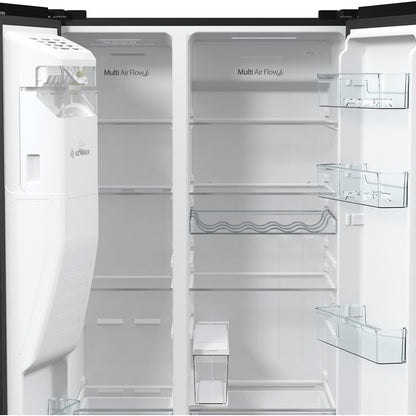 HISENSE RS5P535NTFE - Amerikaanse koelkast - breedte 91.5 cm - hoogte 178.6 cm - inhoud 376 l - NoFrost