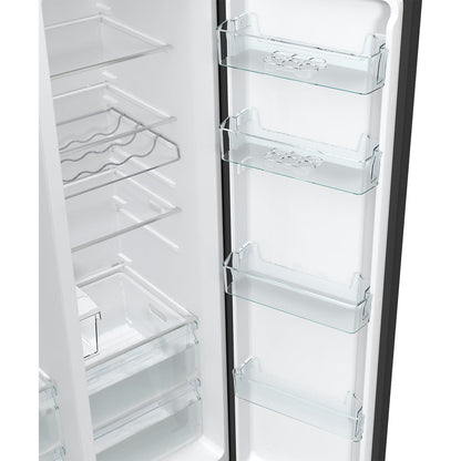 HISENSE RS5P535NTFE - Amerikaanse koelkast - breedte 91.5 cm - hoogte 178.6 cm - inhoud 376 l - NoFrost