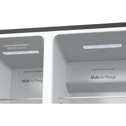 HISENSE RS5P535NTFE - Amerikaanse koelkast - breedte 91.5 cm - hoogte 178.6 cm - inhoud 376 l - NoFrost