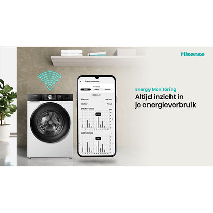 Hisense WD5I8043BWF – Was-droogcombinatie