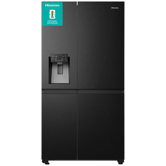 HISENSE RS818N4TFC - Amerikaanse koelkast - breedte 91 cm - hoogte 179 cm - inhoud 632 l - NoFrost