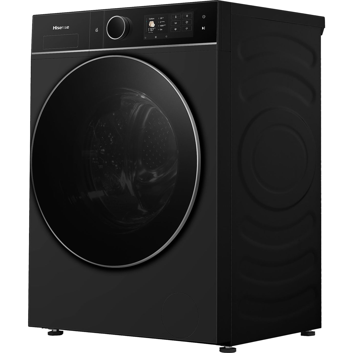 HISENSE WD5I1245BBRH/BLX - Was-droogcombinatie - 12 kg + 8 kg - 1400 rpm - 72 dB