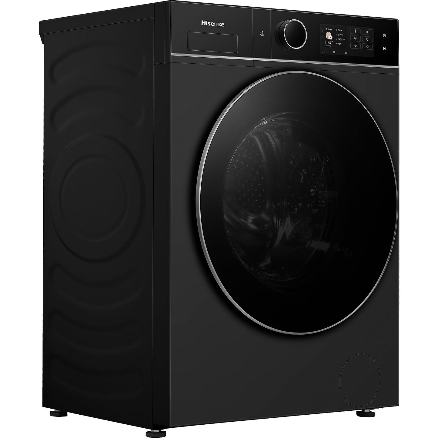HISENSE WD5I1245BBRH/BLX - Was-droogcombinatie - 12 kg + 8 kg - 1400 rpm - 72 dB