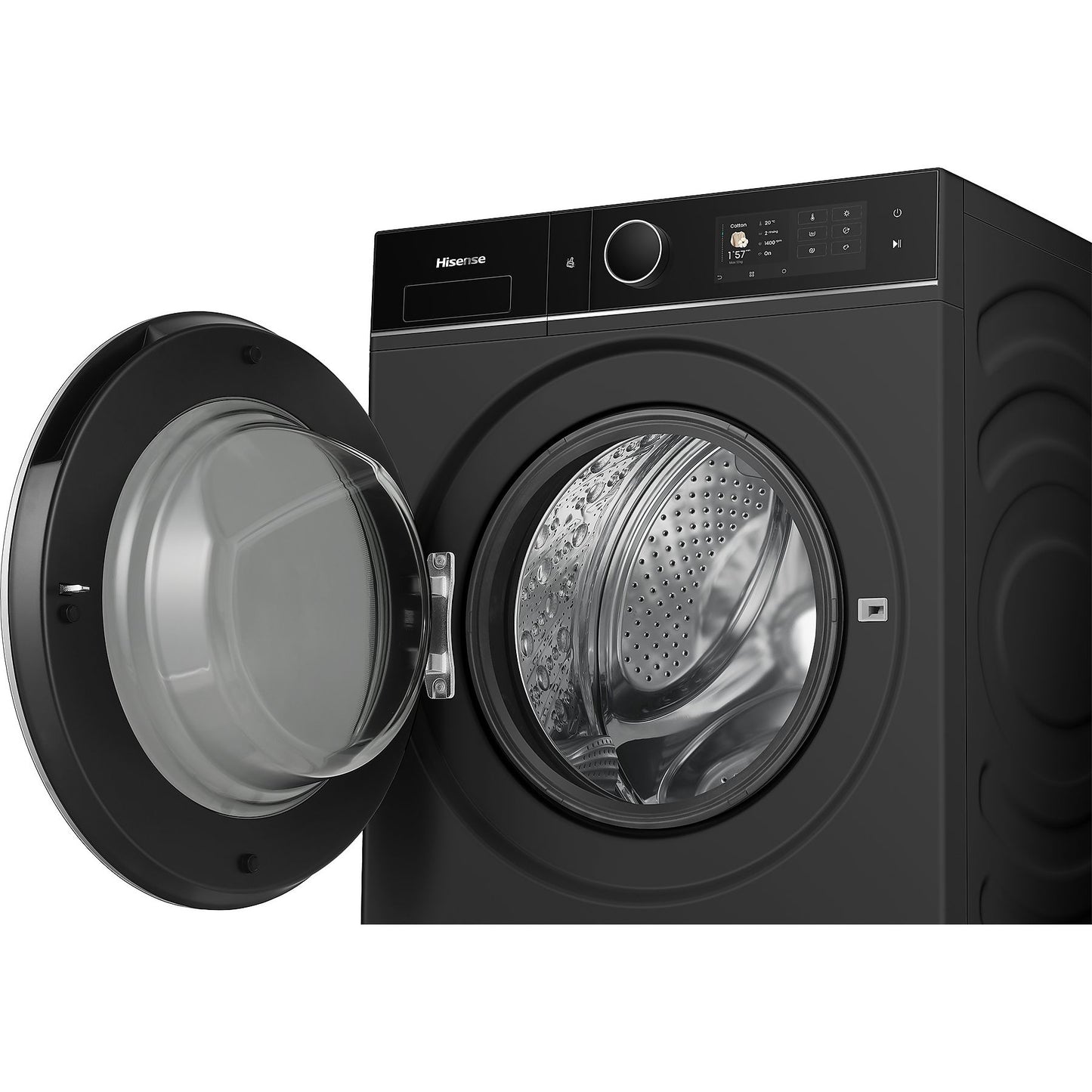 HISENSE WD5I1245BBRH/BLX - Was-droogcombinatie - 12 kg + 8 kg - 1400 rpm - 72 dB