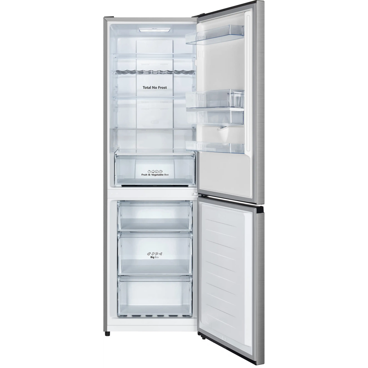 ETNA KCV286WRVS – Koel-Vriescombinatie – 304 Liter – NoFrost – Waterdispenser – RVS