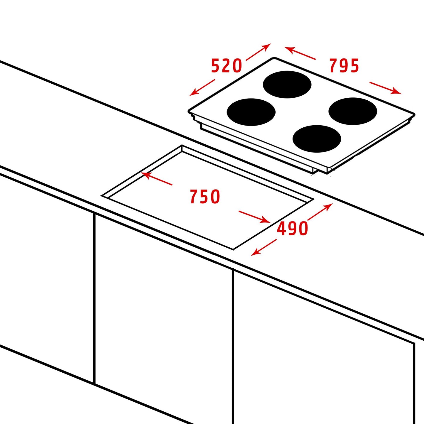 ETNA KIF680ZT – Inbouw Inductiekookplaat (60 cm)