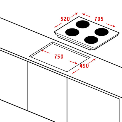 ETNA KIF680ZT – Inbouw Inductiekookplaat (60 cm)