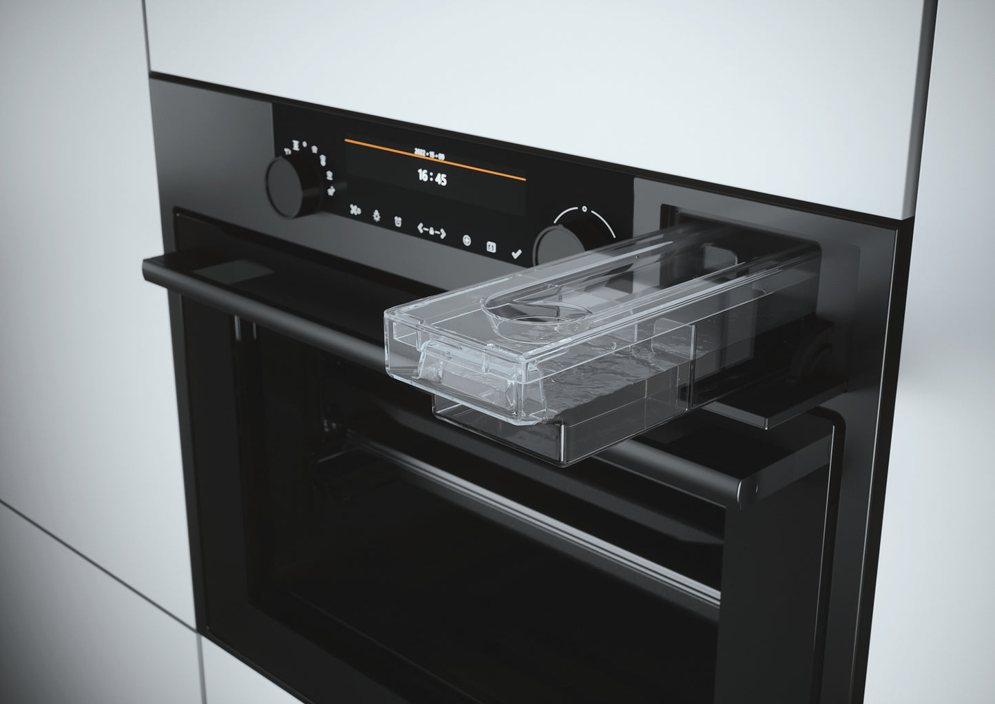 ATAG CS4695D Combi-stoomoven Grafiet met kleurendisplay