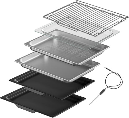 ATAG CSX8612D 5-in-1 Stoomoven Black Steel (60 cm)