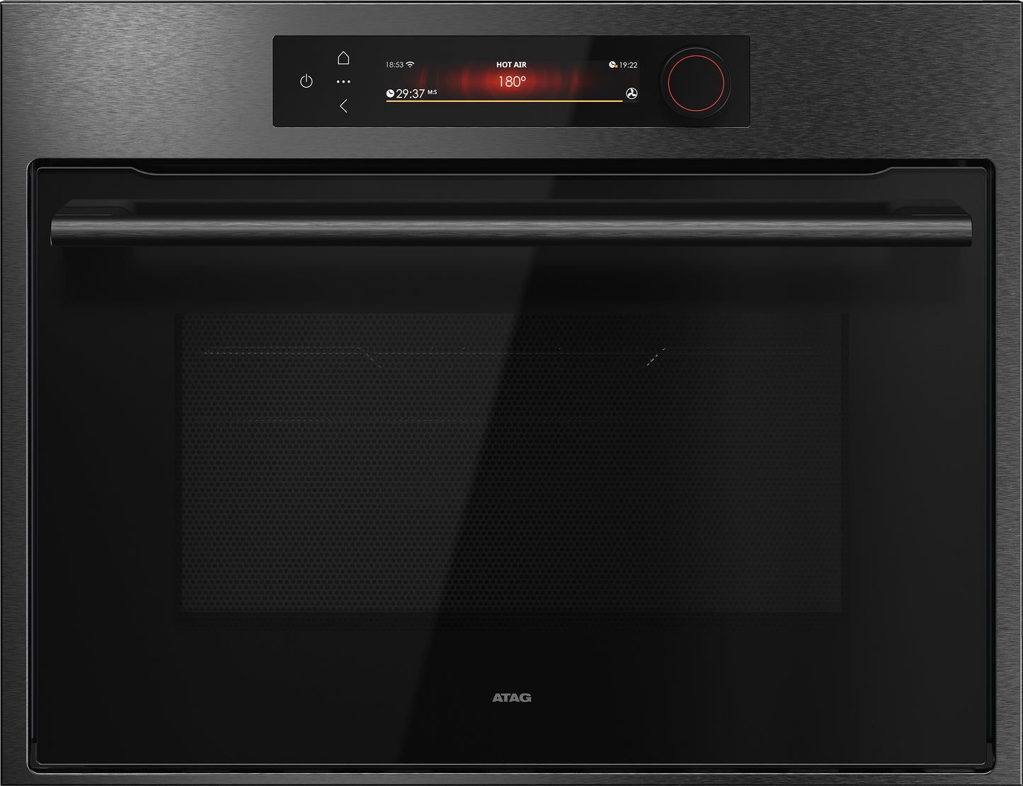 ATAG CX8412D Oven met magnetron Black Steel (45 cm)