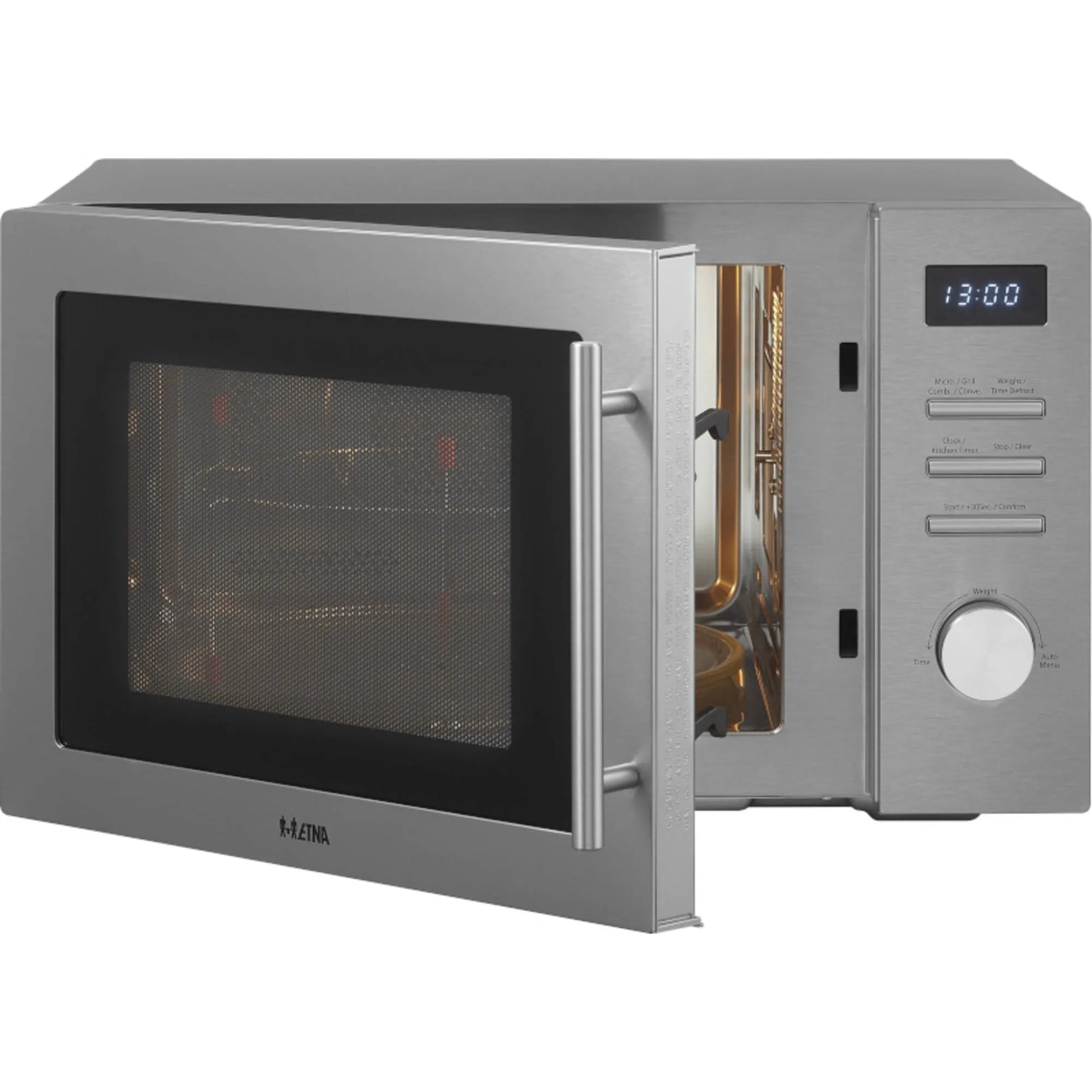 ETNA CMV334RVS – Combimagnetron 34 L | RVS Ontwerp | Grill & Hetelucht