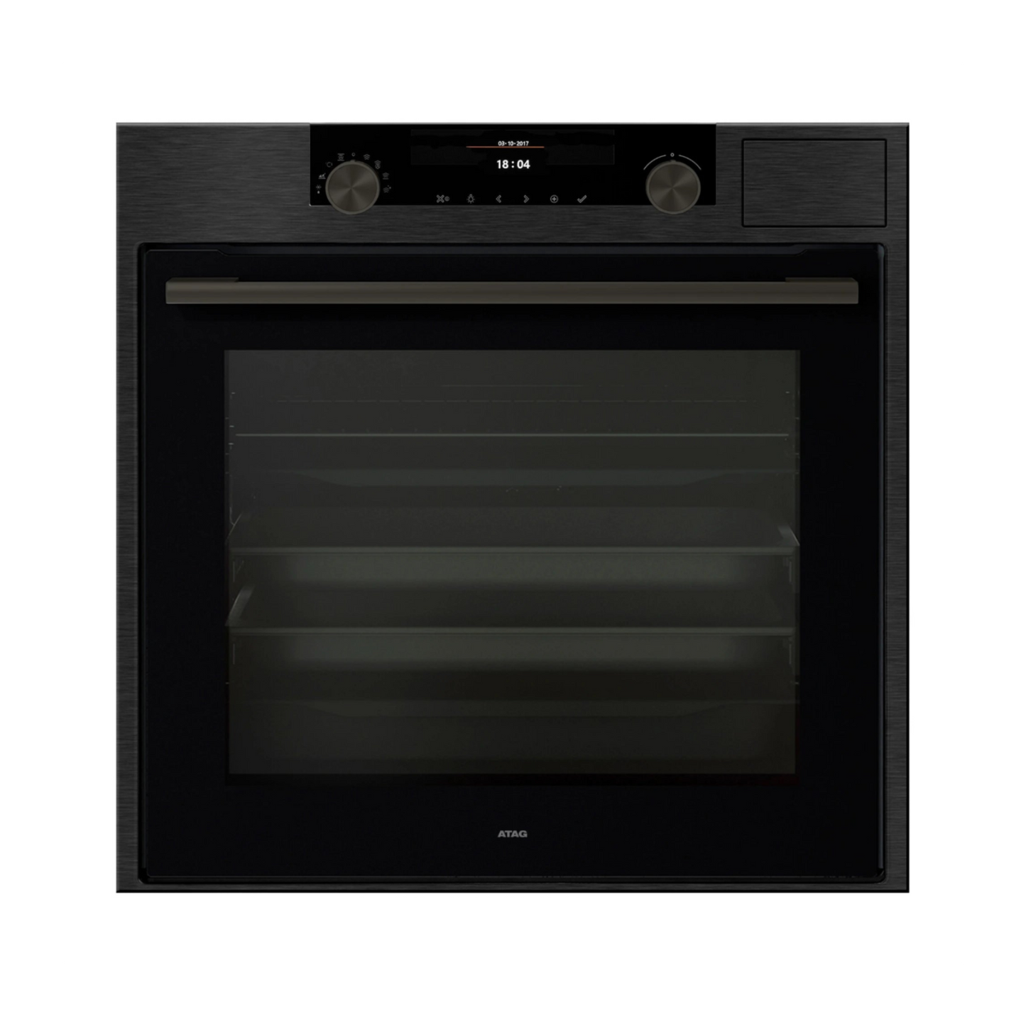 ATAG CS66121C inbouw combi-stoomoven - blacksteel