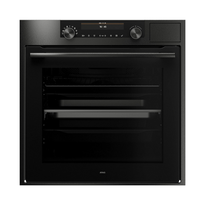 ATAG CS66121D stoomoven 73 ltr met 6" LCD scherm A+ zwart