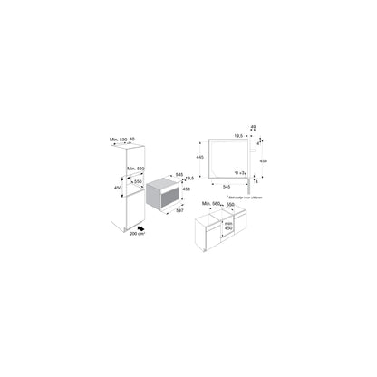ATAG CSX8495D 5-in-1 oven Graphite (45 cm)