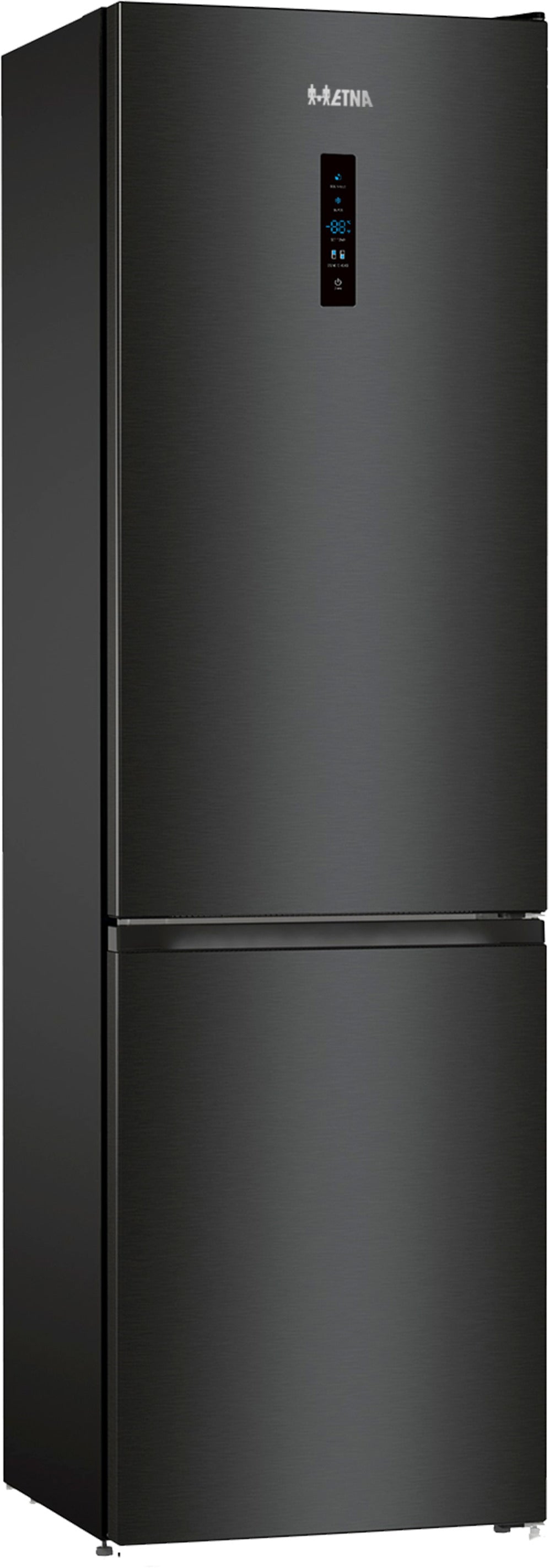 ETNA KCV385NZWA Koel/vriescombinatie, zwart (185 cm) -