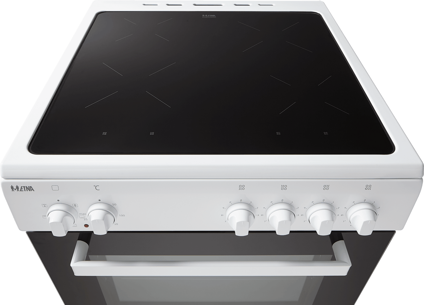etna FIV560WIT vrijstaand inductiefornuis