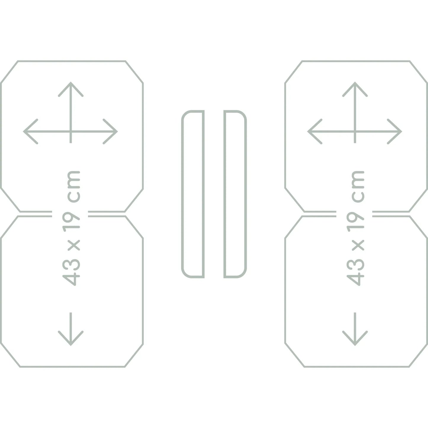 Pelgrim IKR3082F Inductiekookplaat | 80 cm | Flexzones | Facetrand
