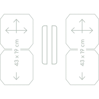 Pelgrim IKR3082F Inductiekookplaat | 80 cm | Flexzones | Facetrand