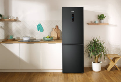 ETNA KCV385NZWA Koel/vriescombinatie, zwart (185 cm) -