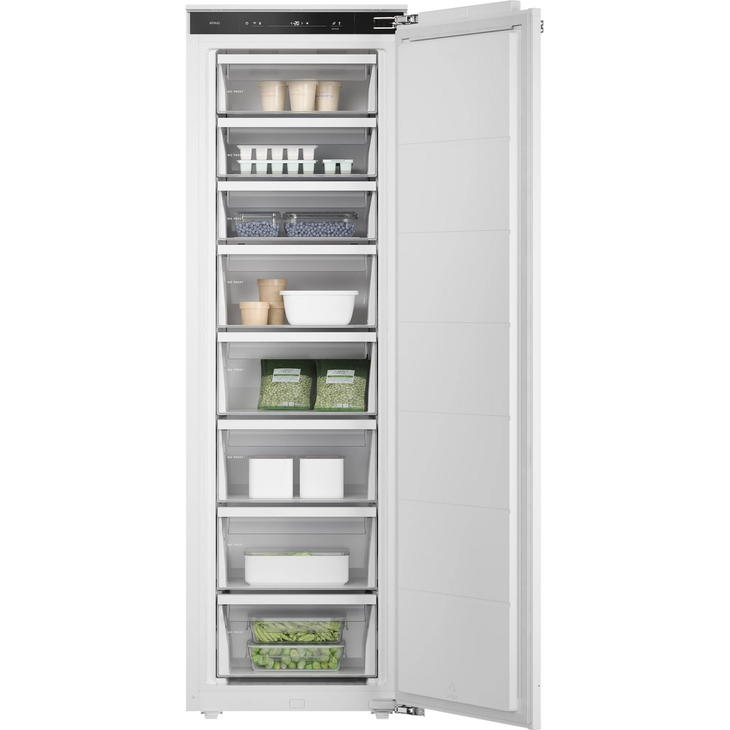ATAG KDV8178ND - Inbouw Vriezer - Nis 178 cm - NoFrost - Deur-op-deur