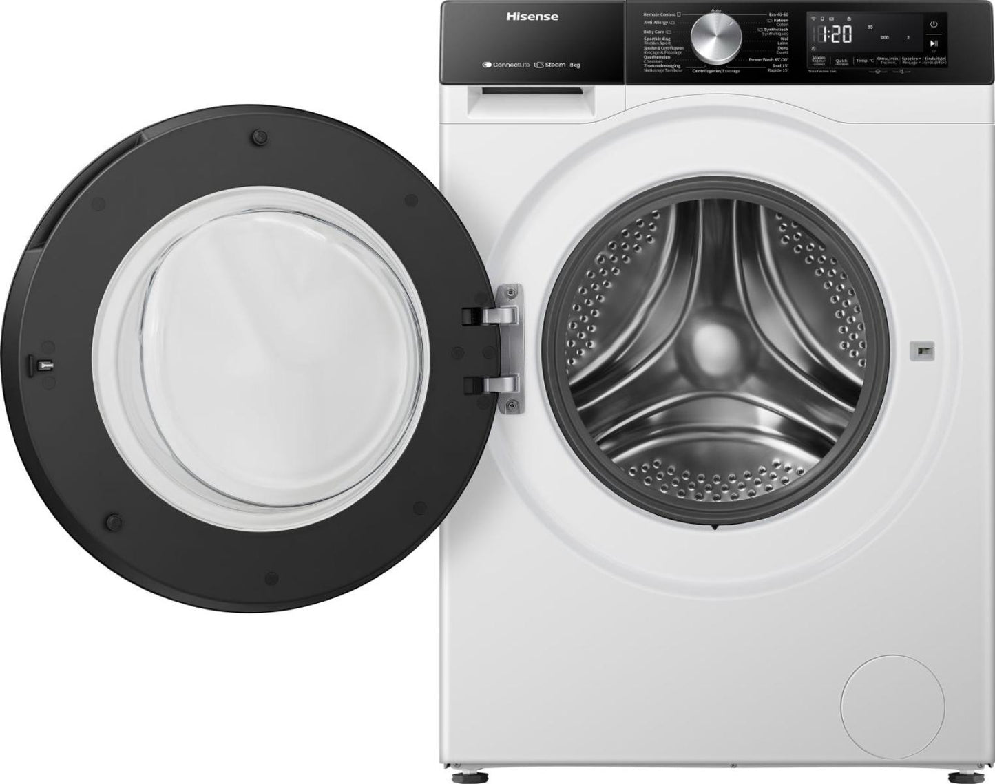 Hisense WF3S8043BW3/BLX – Wasmachine (8 kg, 1400 tpm)