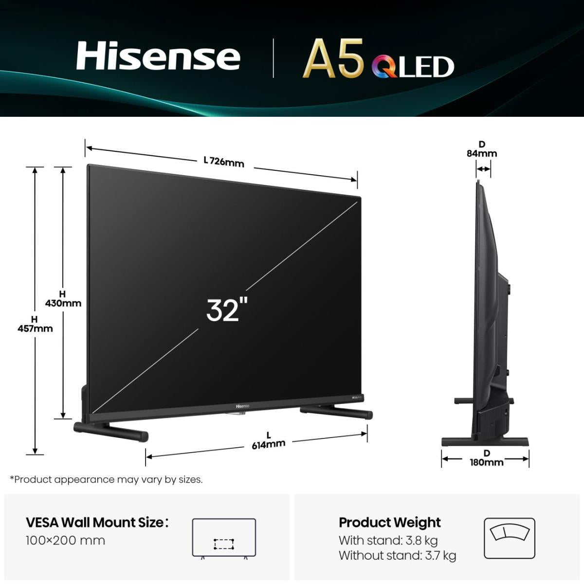 ACTIE: ETNA KIF780ZT/DS Inductiekookplaat + Hisense Smart TV