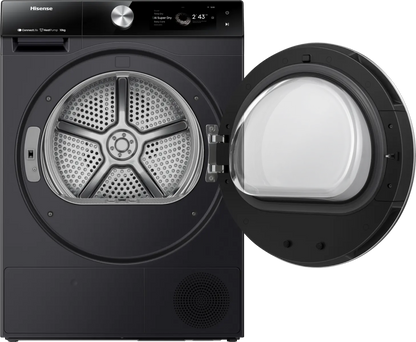 Hisense DH7S107BB 7S Vrijstaande droger met warmtepomp, 10 kg