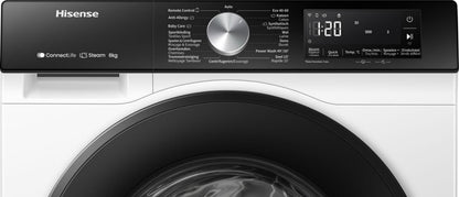 Hisense WF3S8043BW3/BLX – Wasmachine (8 kg, 1400 tpm)