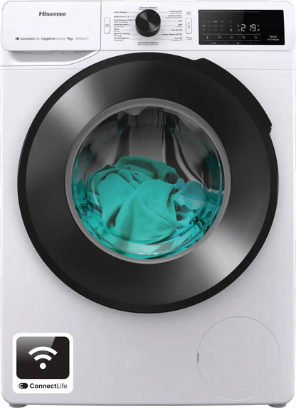HISENSE WF3V943BW/BLX Vrijstaande wasmachine, 9 kg, 1400 tr/min.
