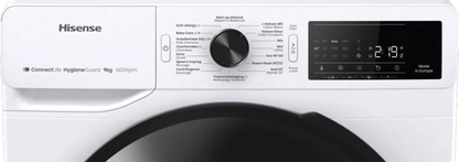 HISENSE WF3V943BW/BLX Vrijstaande wasmachine, 9 kg, 1400 tr/min.