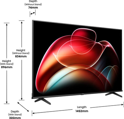 Hisense 65A6K – 65″ UHD 4K Smart TV met Dolby Vision & VIDAA OS