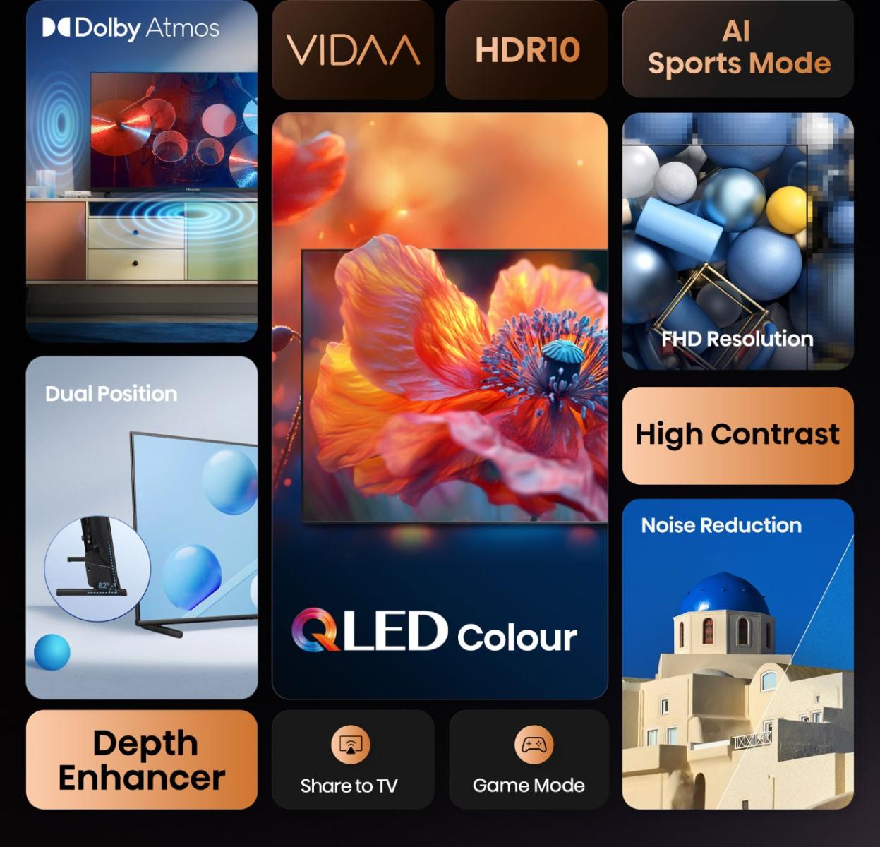 ACTIE: ETNA KIF780ZT/DS Inductiekookplaat + Hisense Smart TV