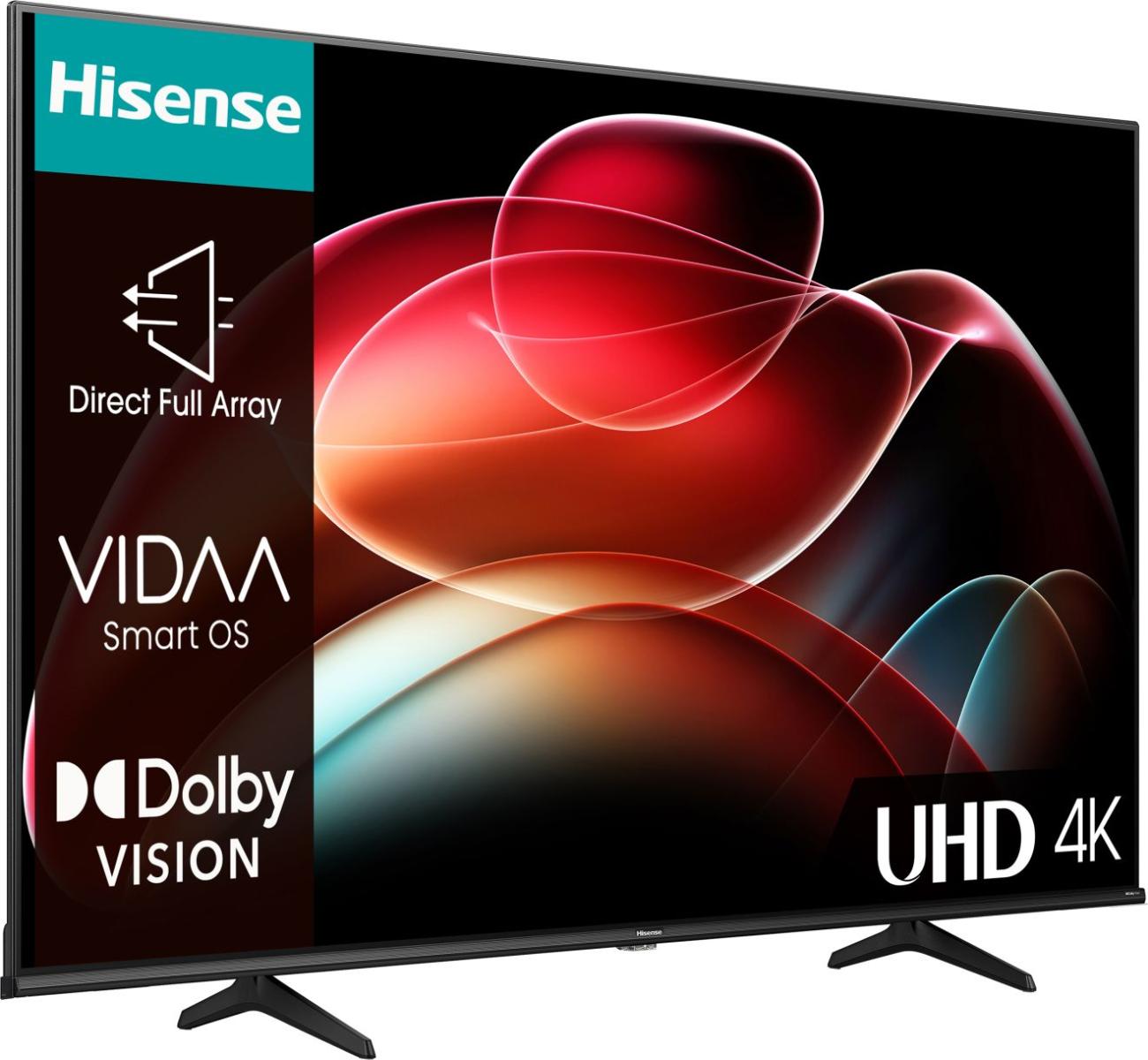 Hisense 65A6K – 65″ UHD 4K Smart TV met Dolby Vision & VIDAA OS
