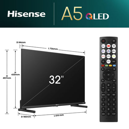 Hisense 32A5Q - QLED Smart TV - 32 inch (81 cm) - Full HD - 2024