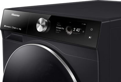 Hisense DH7S107BB 7S Vrijstaande droger met warmtepomp, 10 kg