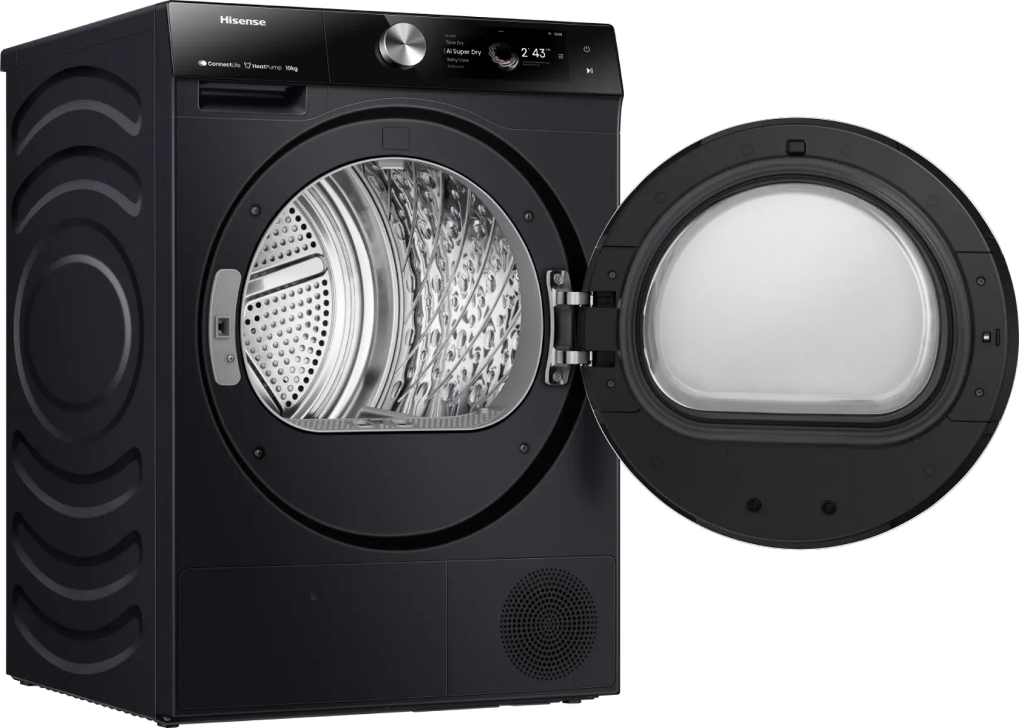 Hisense DH7S107BB 7S Vrijstaande droger met warmtepomp, 10 kg