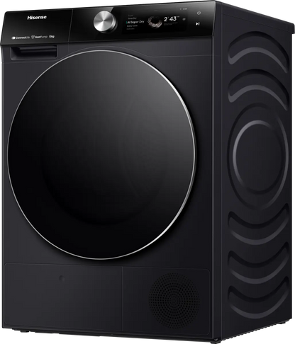Hisense DH7S107BB 7S Vrijstaande droger met warmtepomp, 10 kg