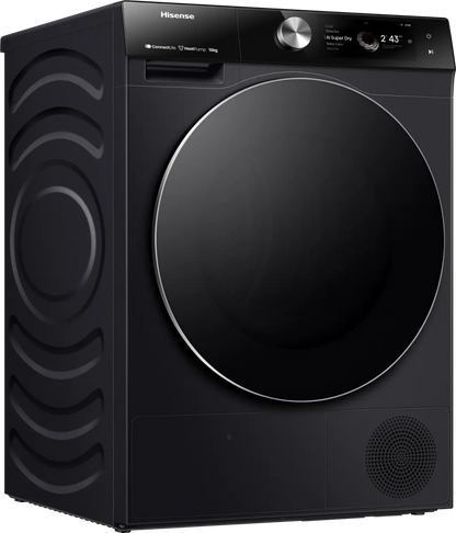 Hisense DH7S107BB 7S Vrijstaande droger met warmtepomp, 10 kg