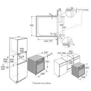 ATAG ZX6685M Pyrolyse oven Pearl Grey