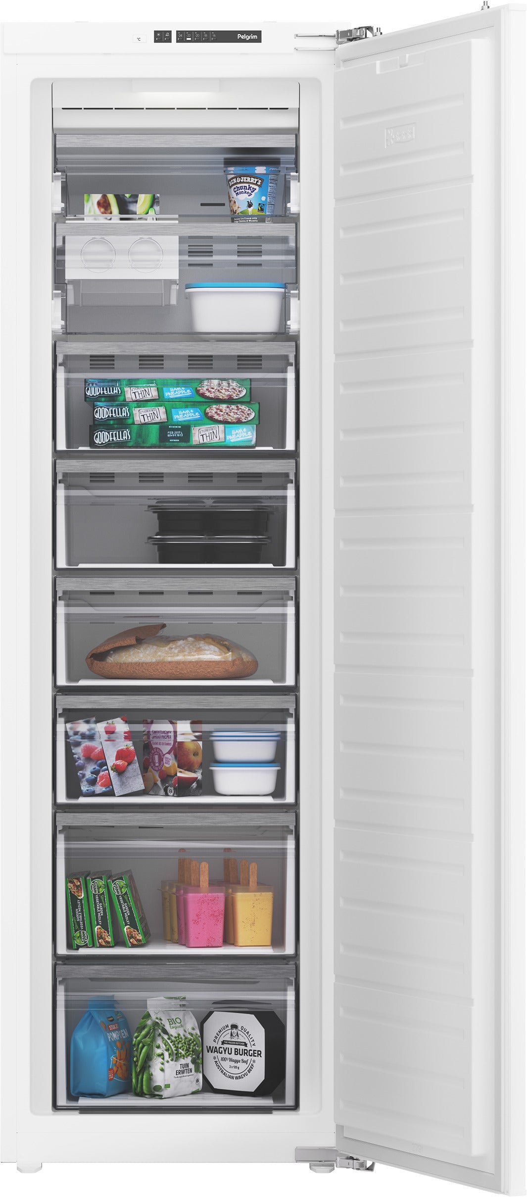 PELGRIM PVD28178N Vriezer NoFrost, nis 178 cm