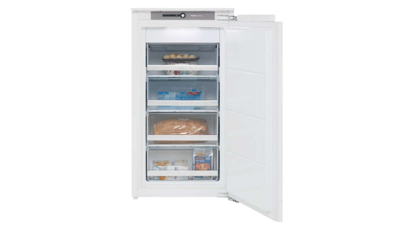 Pelgrim PVD25102N – Inbouw Vriezer – 100 Liter – NoFrost – 102 cm