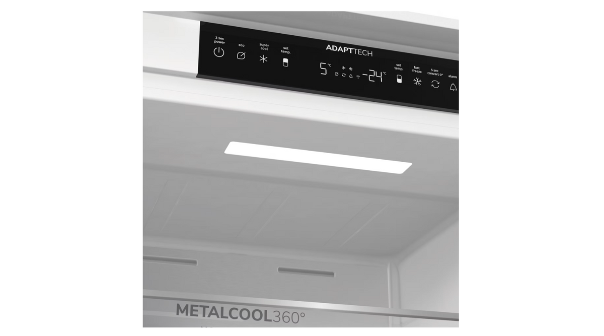 Pelgrim PCD52194N – Inbouw Koel-Vriescombinatie – 284 Liter – NoFrost – 194 cm