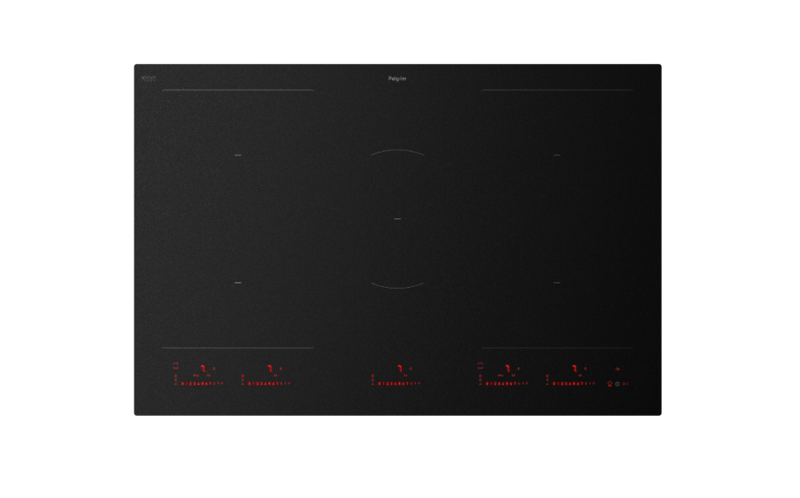 Pelgrim IK883MG – Inductiekookplaat – 78 cm – 5 Kookzones – Matzwart