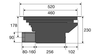 Pelgrim IKR3093 – Inductiekookplaat met Afzuiging – 86 cm – 4 Kookzones