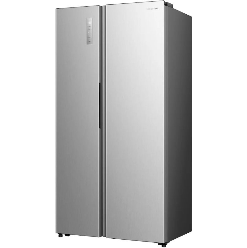 Hisense RS3P558NEID – Amerikaanse Koelkast – 544 Liter – Waterdispenser – Energieklasse D – RVS