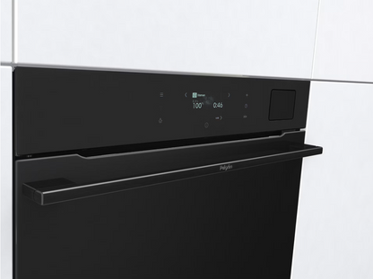 Pelgrim OFS845 – Inbouw Combi-Stoomoven – 51 Liter – 45 cm – Zwart Glas