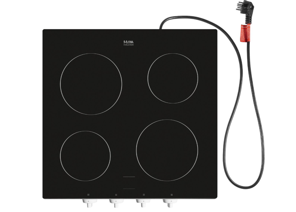 ETNA KCV154WIT – Vrijstaande Keramische Kookplaat – 54 cm – 4 Kookzones – Wit