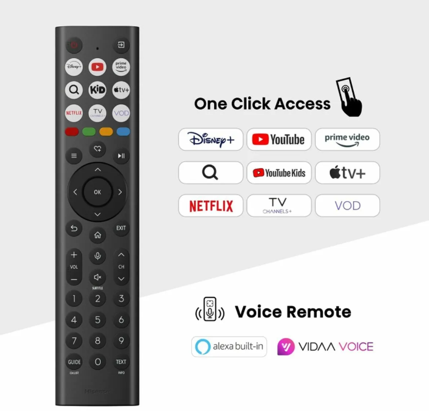 Hisense 75A6Q – 75 inch (189 cm) – 4K Ultra HD Smart TV – Dolby Vision – Zwart