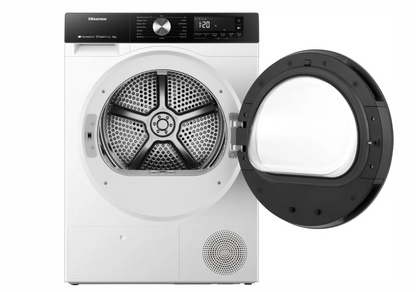Hisense DH3S802BW2 – Warmtepompdroger – 8 kg – Energieklasse D – Wit