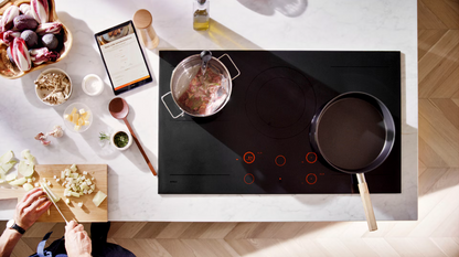 ATAG HI28572SV – Inductiekookplaat – 80 cm – 5 Kookzones – Celsius°Cooking – Matzwart
